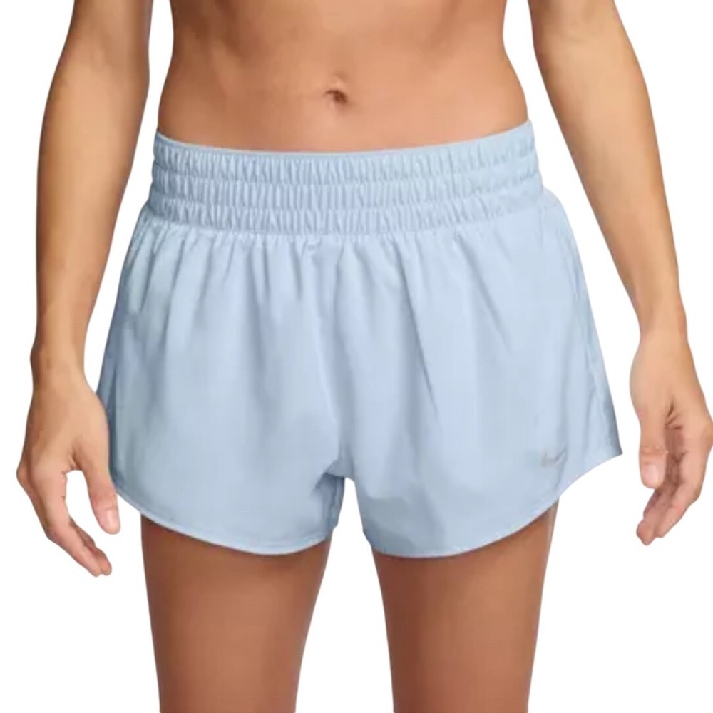 Nike Swim Women's Four-Way Stretch Training Shorts, Light Blue XL‎ NWT